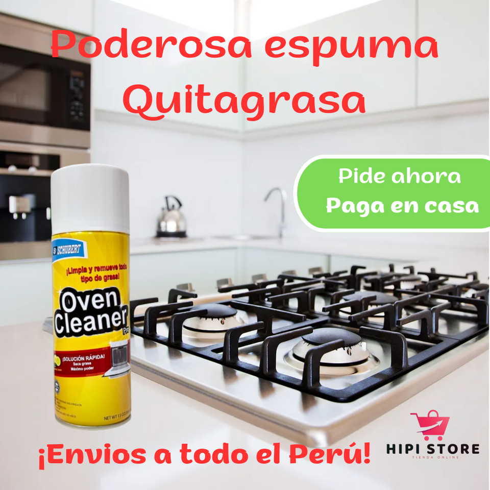 OVEN CLEANER - ESPUMA QUITA GRASA